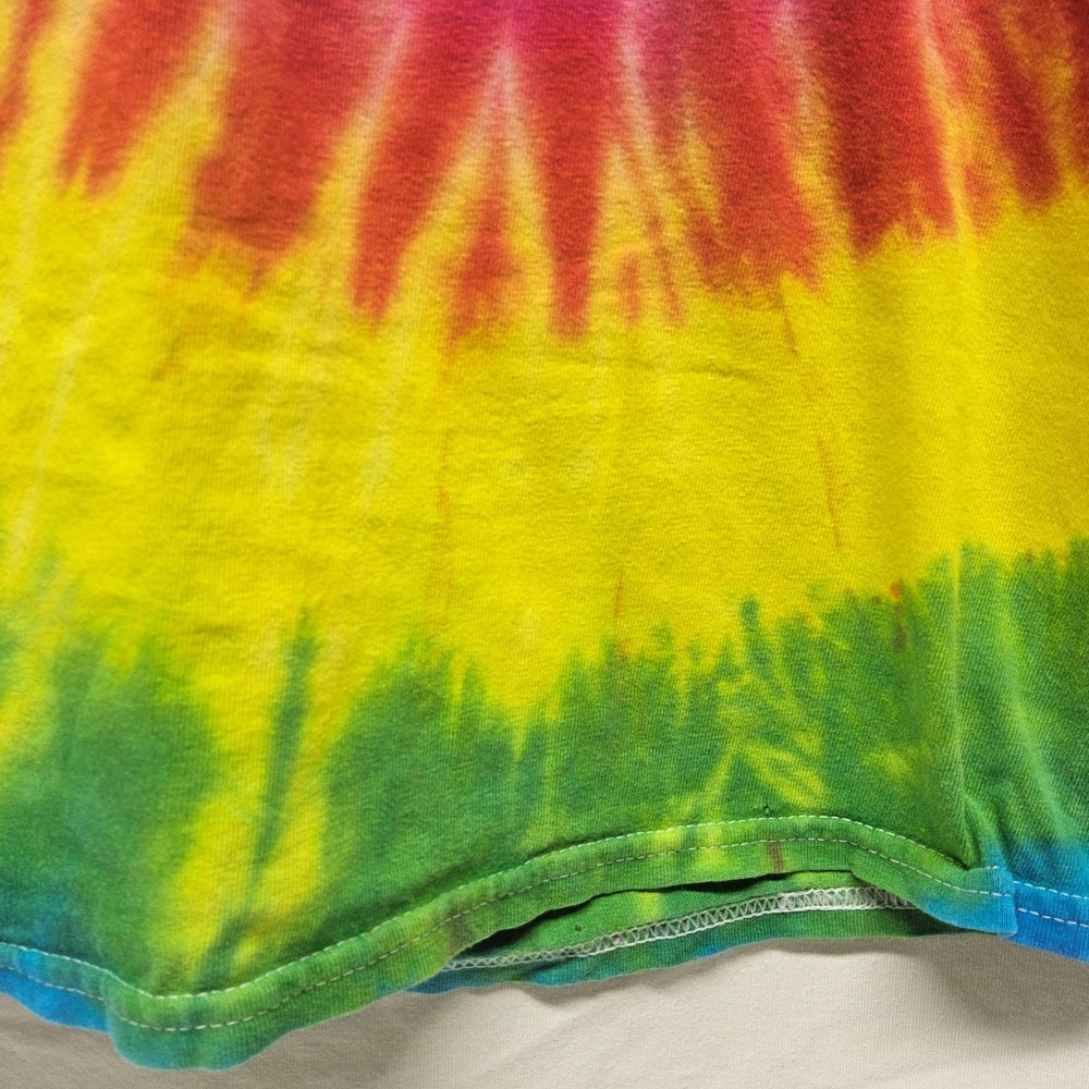 Santa Cruz T-Shirt Kids M 10/12 Multicolor Tie Dye Screaming Hand Graphic - Picture 11 of 11